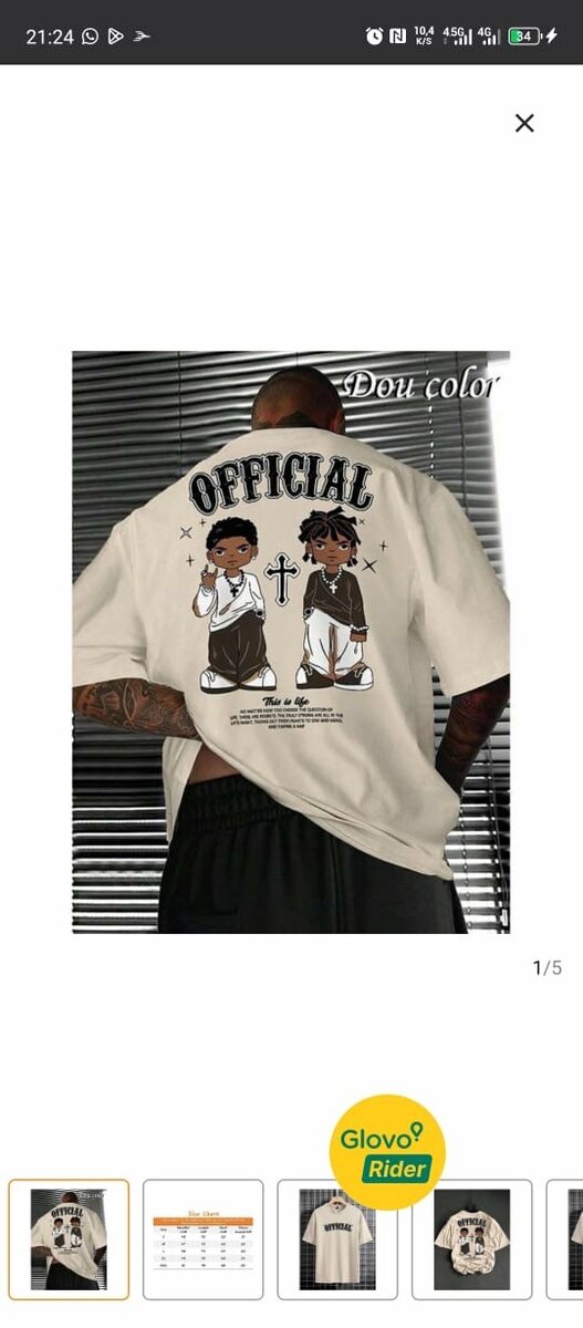 T-shirt unisexe 'OFFICIAL' décontracté