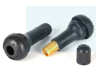 Pack of 4 nozzel Aluminum Alloy & Natural Rubber Car Tyre Tire Nozzle Tubeless Tyre Tire Valve CAR BIKE UNIVERSAL TIRE NOZZLE Tyre Wheel Rim Tyre Valve Cycle Bike