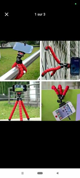 Trépied flexible pour smartphone