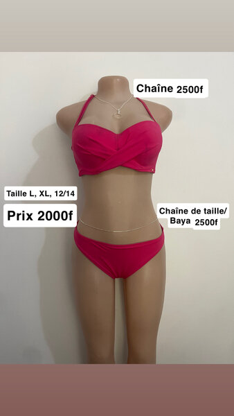 Women's Red Bikini Set