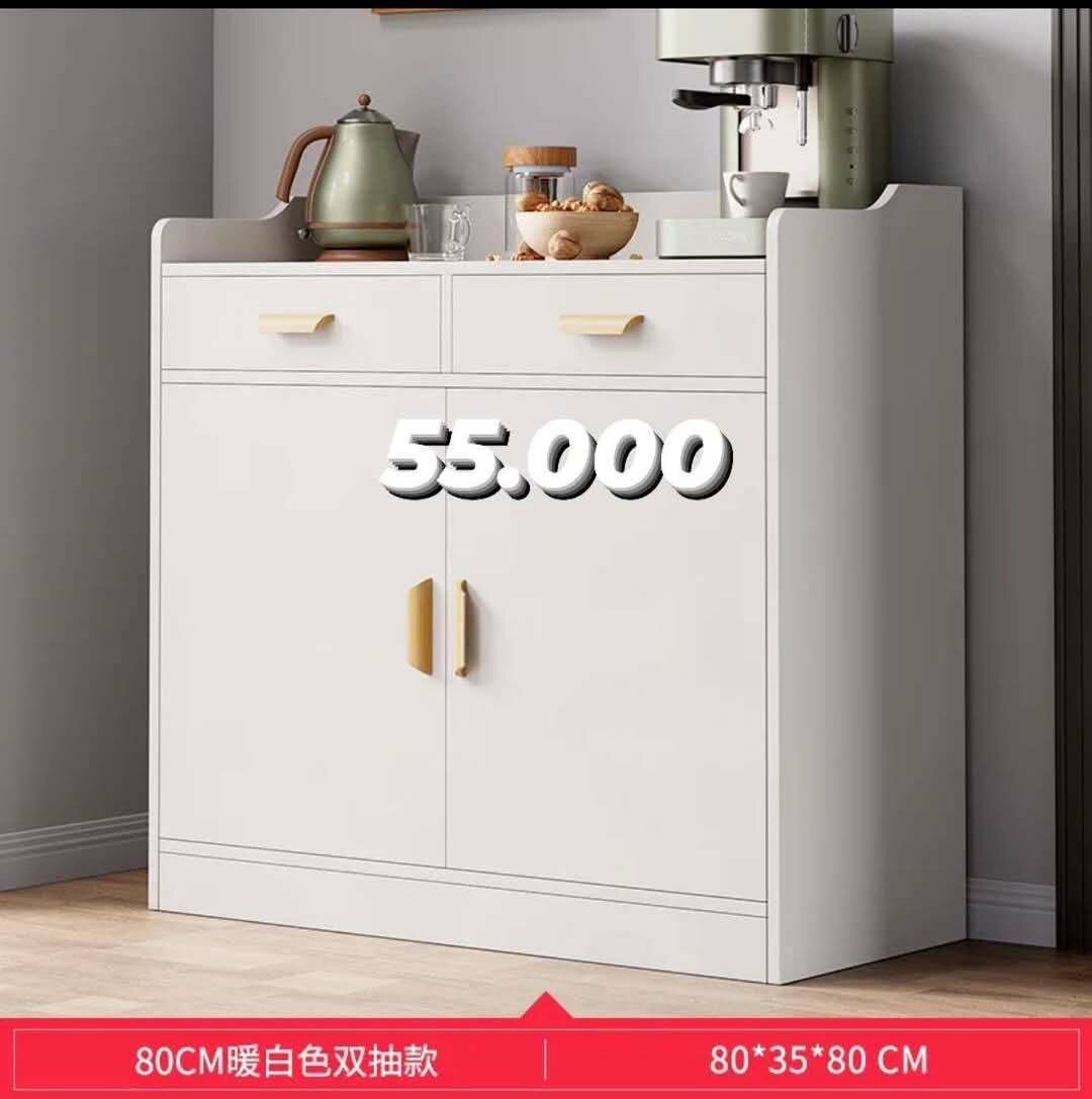 Buffet moderne blanc 80CM