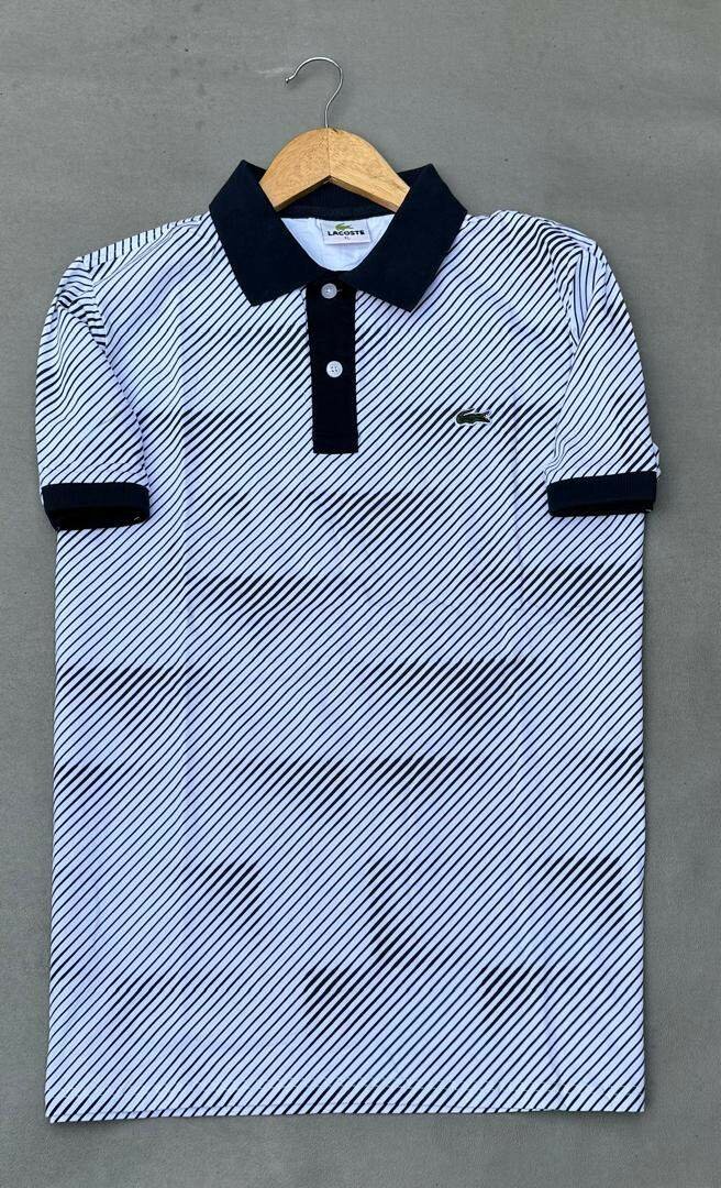 Polo homme rayé élégant