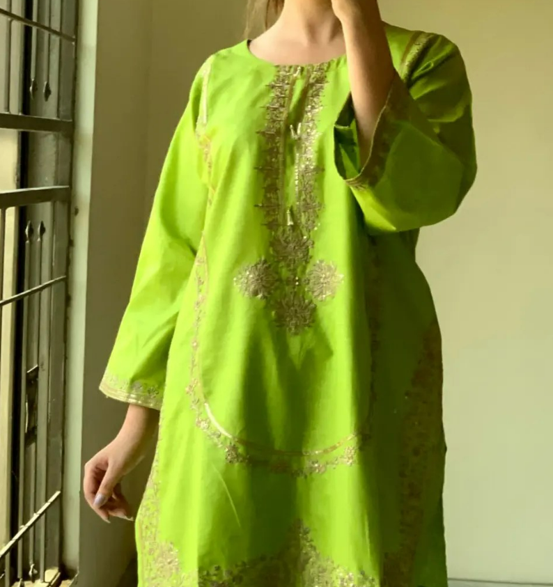 *Sequence Work Embroidery 2Pc*