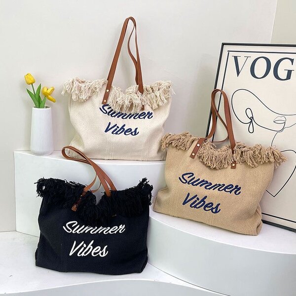 Sac en toile 'Summer Vibes'
