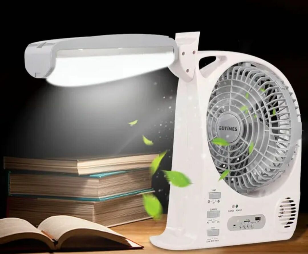 RECHARGEABLE PORTABLE DESKTOP FAN WITH BLUETOOTH SPEAKER