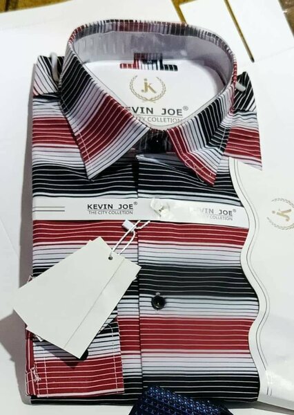 Chemise à Rayures Homme Élégante