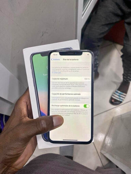 iPhone X 64 Go Argent
