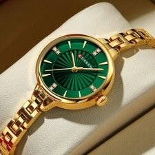 Montre CURREN femme fond vert