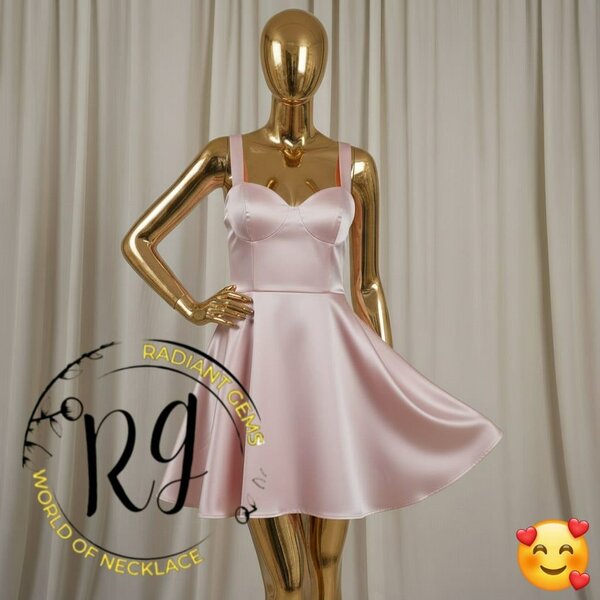 Robe satinée élégante