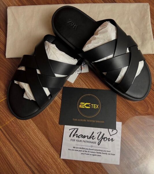 Sandales stylées en cuir