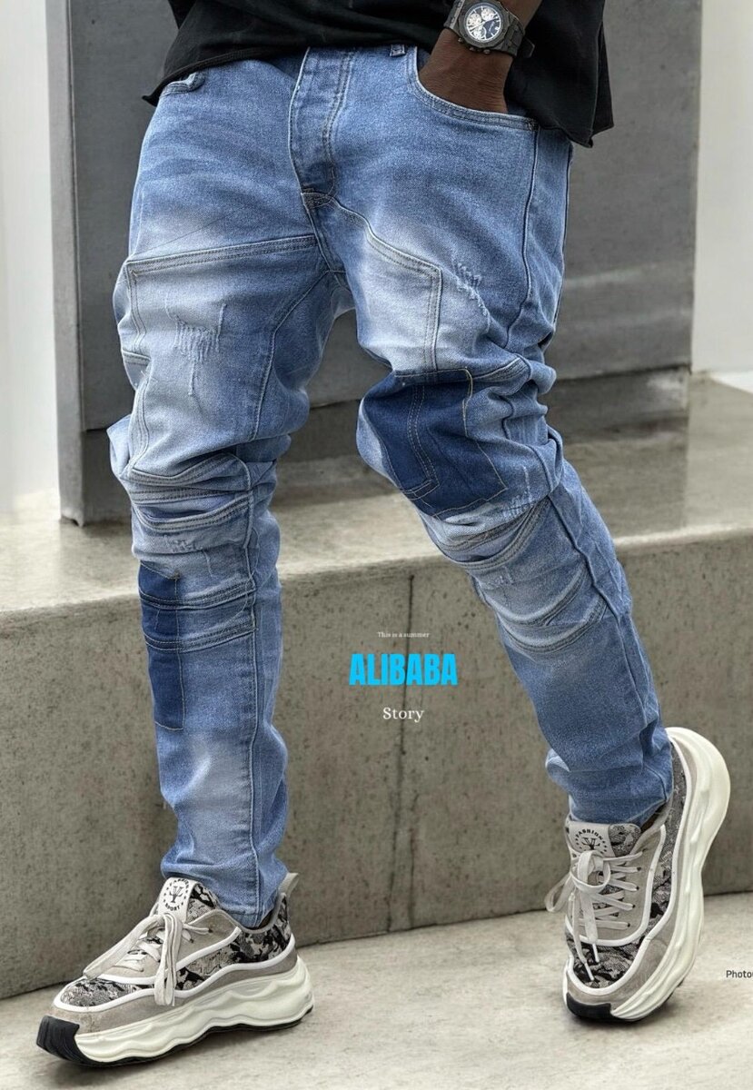 Jeans streetwear homme
