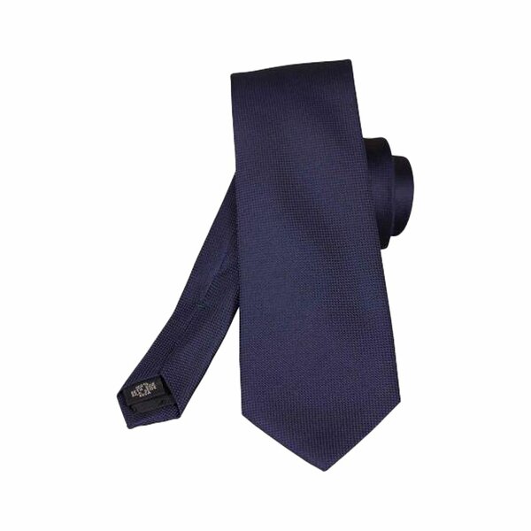 Cravate en soie bleu nuithomme