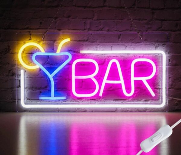 Enseigne néon Bar