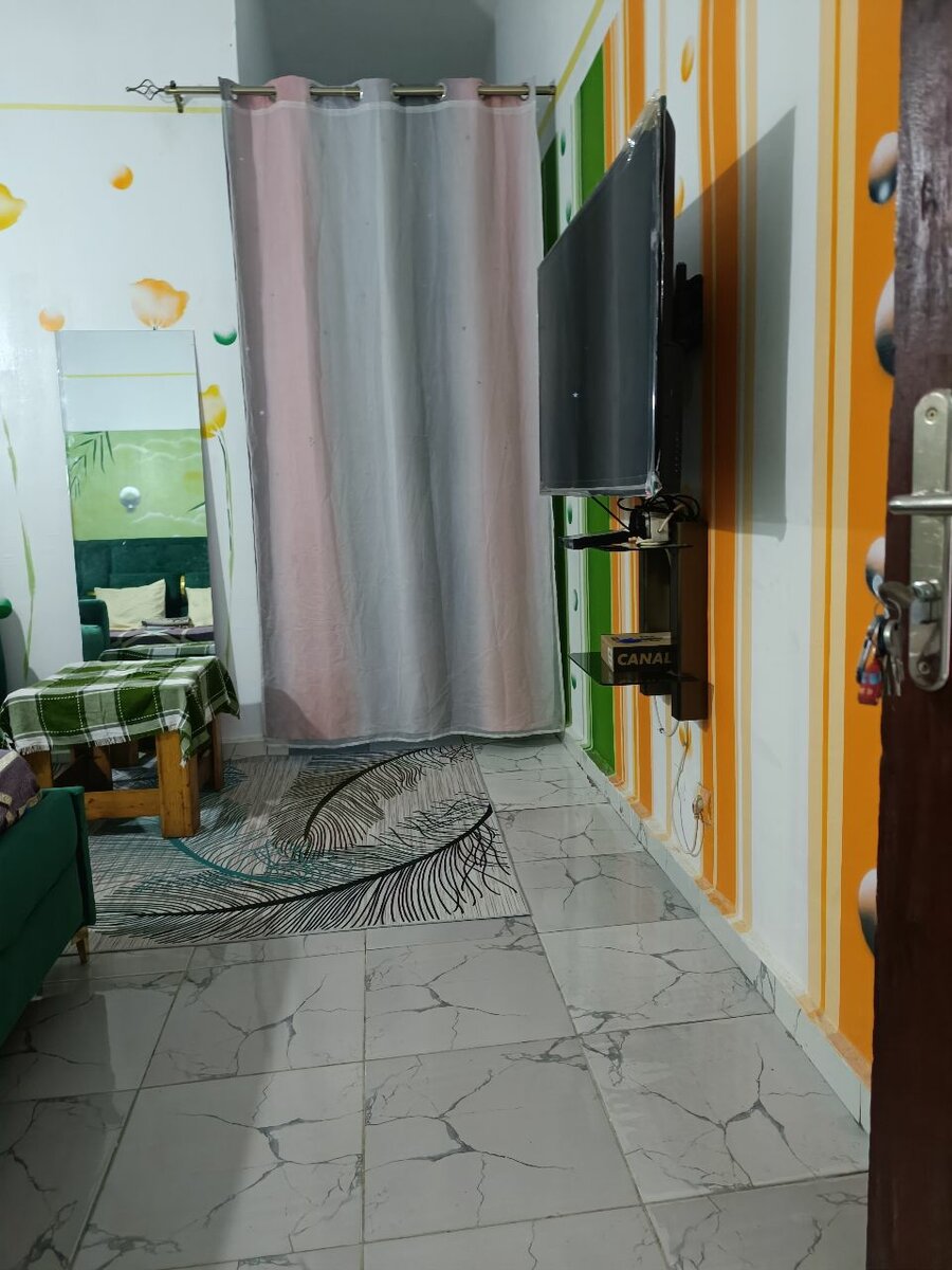 Lit double confortable en velours