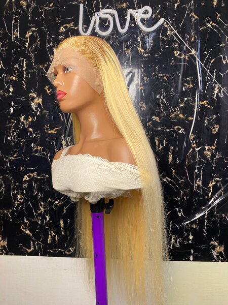 Blond wig