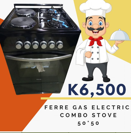 FERRE gas electric combo STOVE 50*50