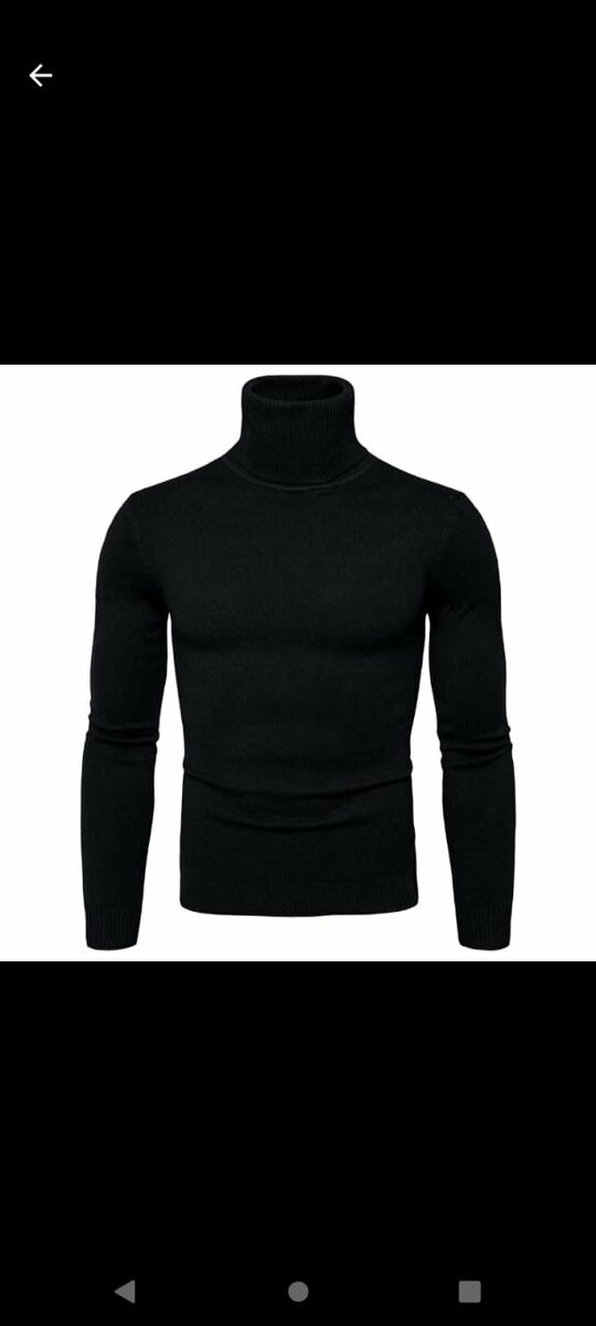Pull Col Roulé Homme Élégant