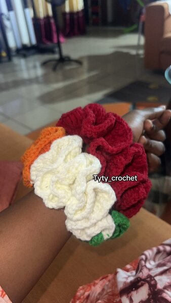 Chouchou Crochet Coloré