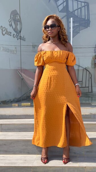 Robe longue élégante femme