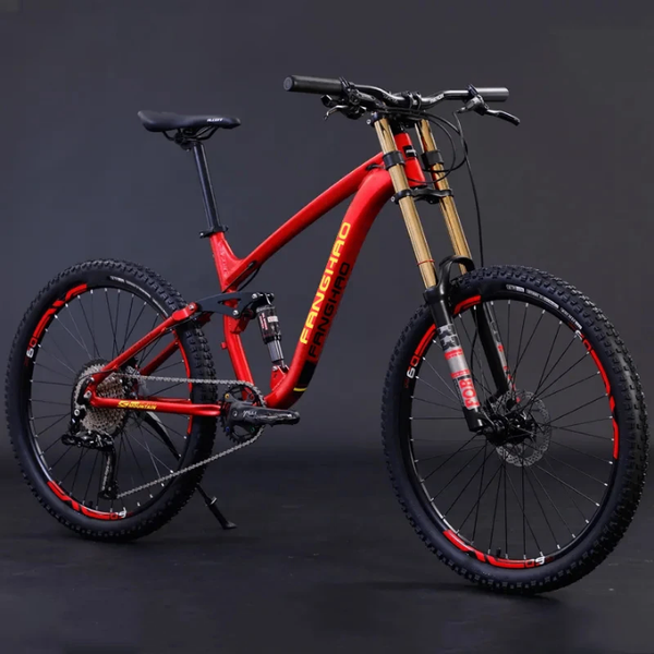 Vélo VTT Tout Suspendu Rouge