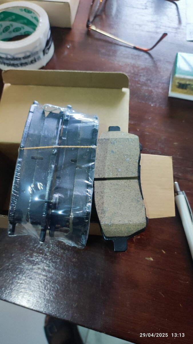 Plaquettes de freins