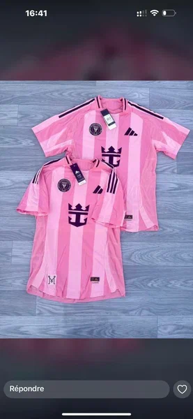 Maillot de Football Rose