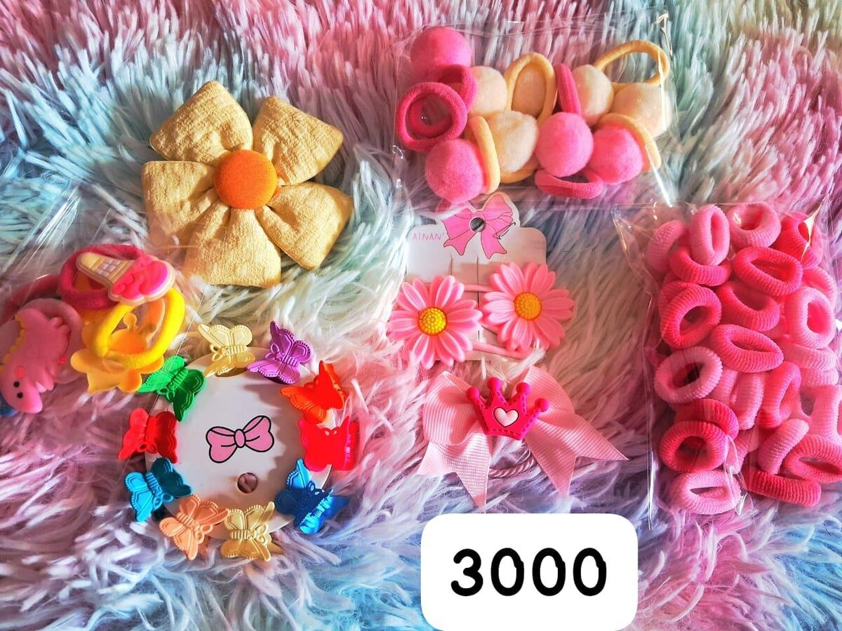 Accessoires cheveux roses