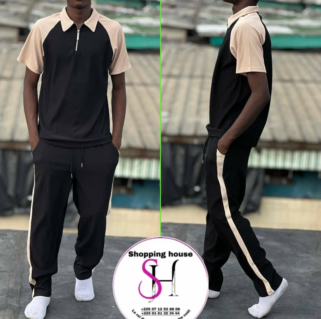 Ensemble manche courte