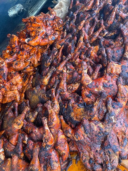 Poulet grillé savoureux