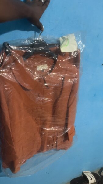 Tailleur orange élégant