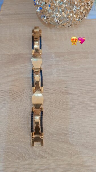 Bracelet élégant doré mixtes