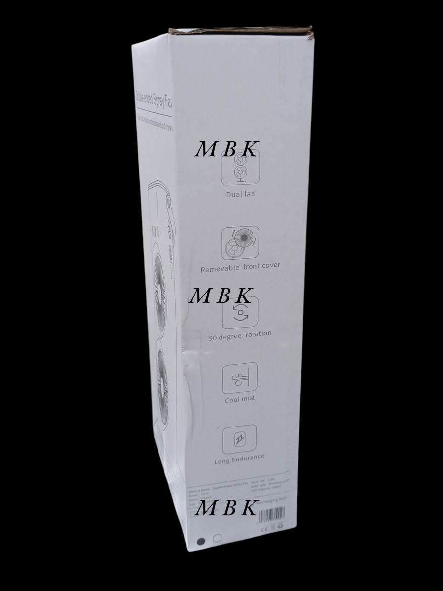 Ventilateur spray double