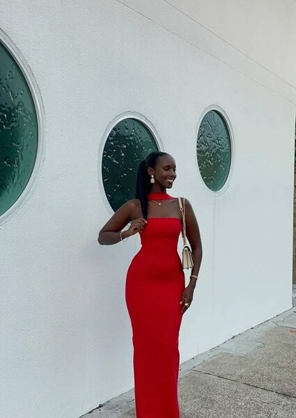 Robe longue élégante soirée