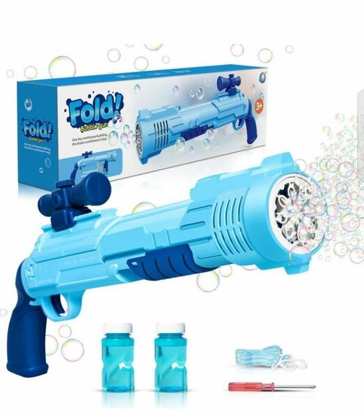 Pistolet à bulles pliable