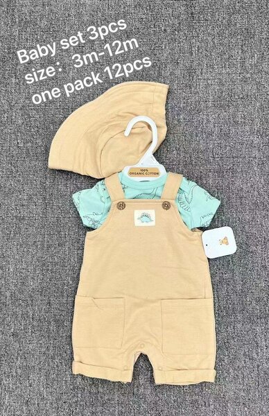 Ensemble bébé 3 pièces bio