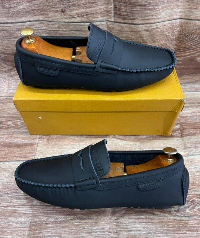 Mocassins élégants en cuir