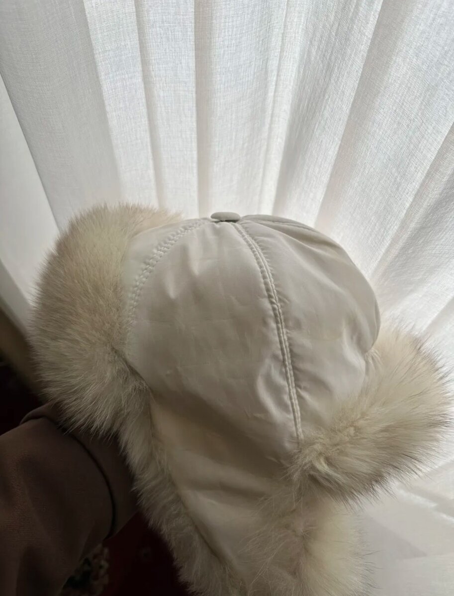Шапка с натуральным мехом