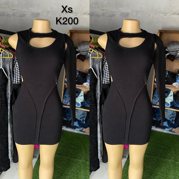 Stylish and high-quality women's bodycon dress black