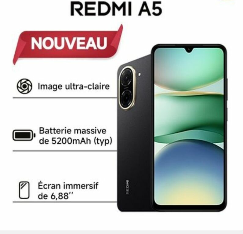 Infinix Smart 10 - 64Go, 5000mAh