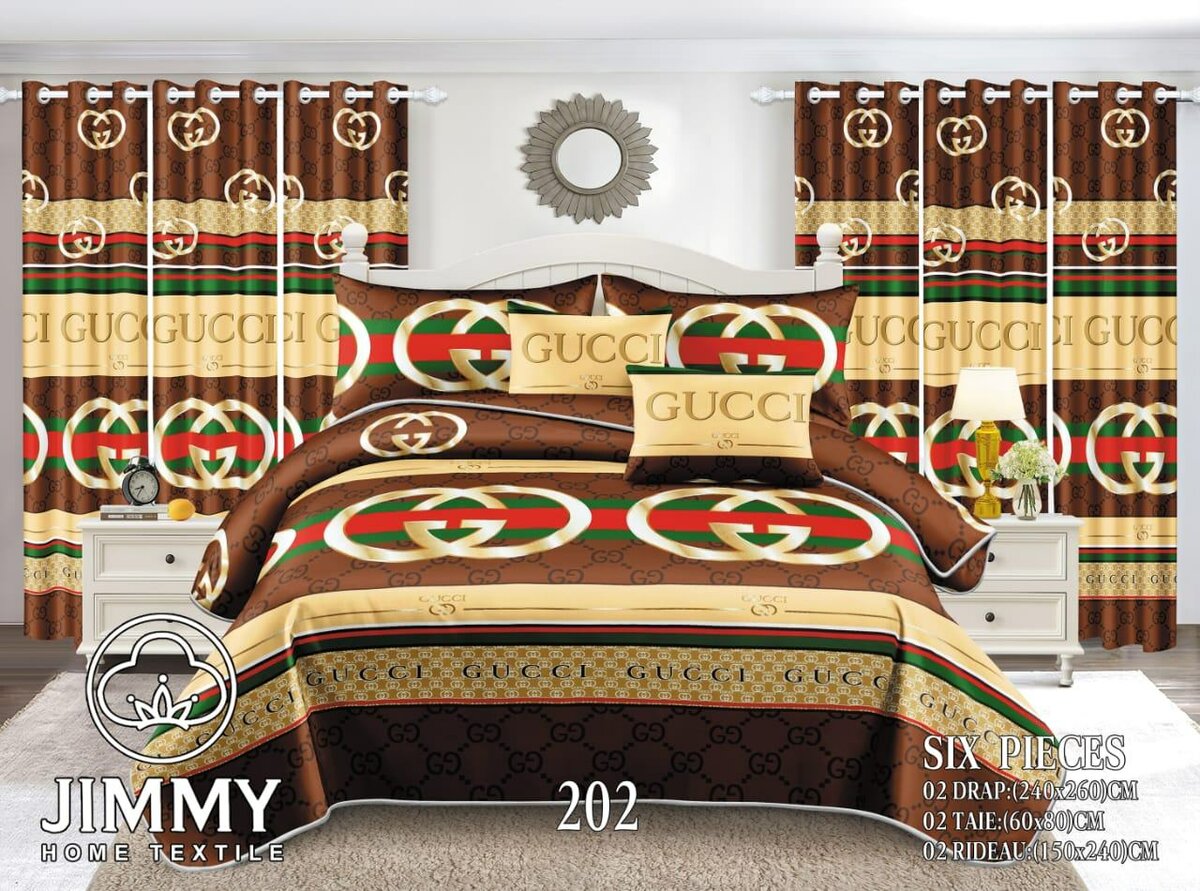 Parure de lit élégante 10 pièces