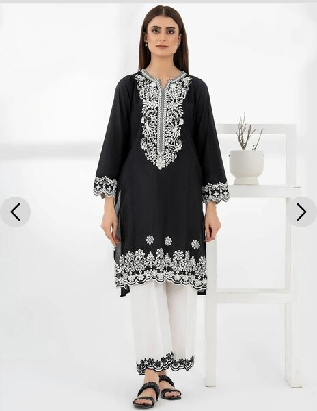 2 Piece Lawn Suit-Embroidered