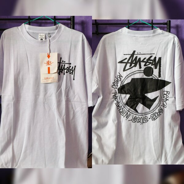 T-shirt blanc graphique