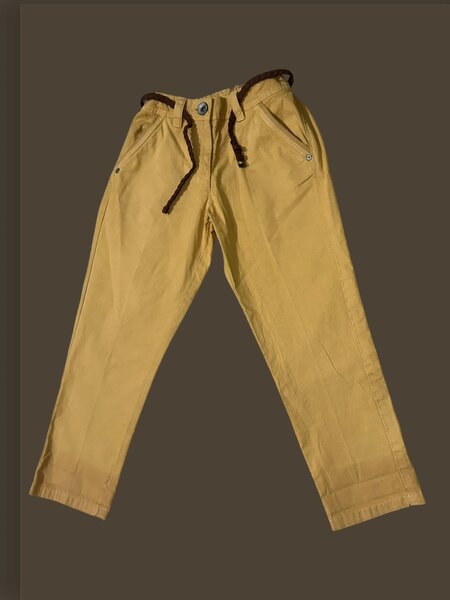 Pantalon enfant beige classique