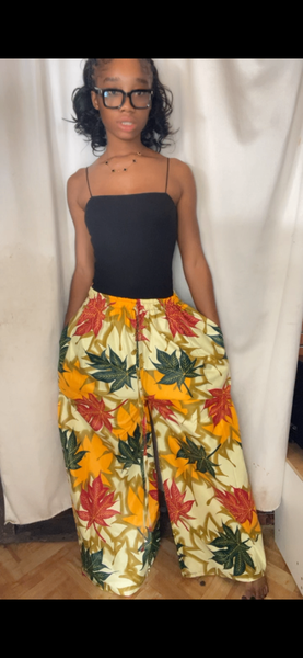 Pantalon en pagne tendance