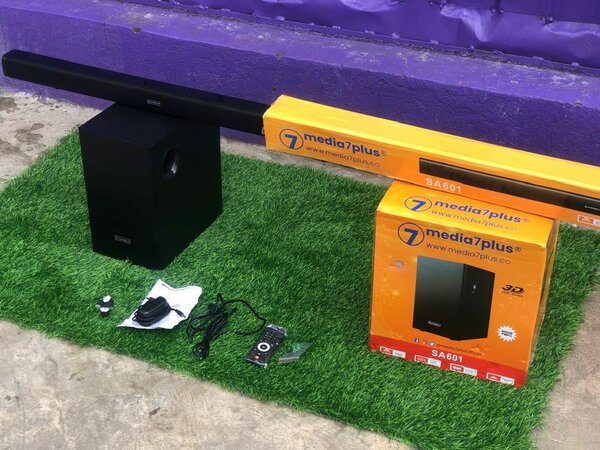 Media 7 plus sound bar and woofer