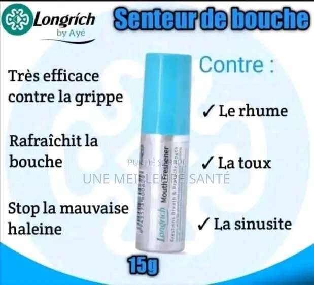 Spray rafraîchissant Longrich