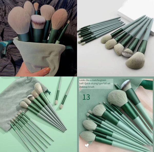 13 Pinceaux maquillage