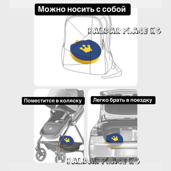 Горшок - трансформер , складной горшок, дорожный горшок