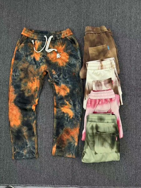 Pantalons décontractés tie-dye