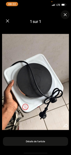 Plaque chauffante électrique